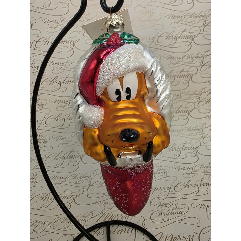 1998 Christopher Radko Disney Pluto Stocking 98-DIS-07 Ornament 7